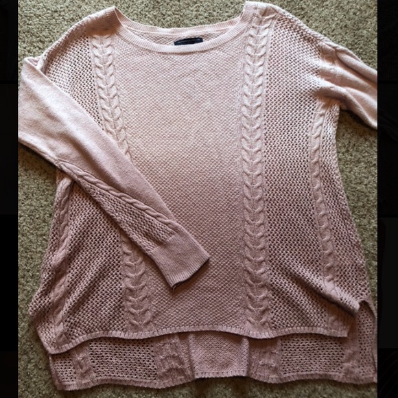 American Eagle Outfitters pink ombré knit sweater - Picture 2 of 3